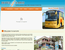 Tablet Screenshot of hotelsaroj.com